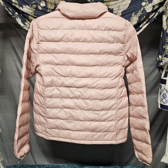 Levi's Retro Sepia Rose Packable Down Puffer Coat size Medium - Picture 7 of 13